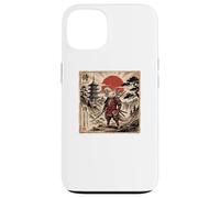 Custodia per iPhone 13 Samurai Axolotl Japanese Vintage Funny Gifts Graphic Art