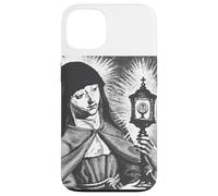 Custodia per iPhone 13 Santa Chiara d'Assisi Santa Cattolica Italiana Donna
