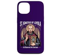 Custodia per iPhone 13 Sant'Ignazio Loyola Ad Maiorem Dei Gloriam Gesuita Cattolico