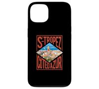 Custodia per iPhone 13 santo, tropez, costiero, città, orizzonte, costa, da, azur, francia