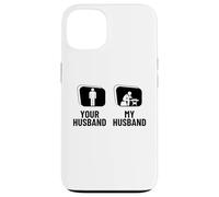 Custodia per iPhone 13 Scacchi Giocatore Tuo Marito Mio Marito Moglie Scacchi Divertenti