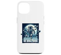 Custodia per iPhone 13 Sci Fi Space Run Run Ma non puoi nascondere l'astronauta