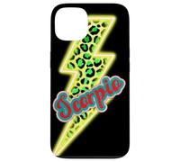 Custodia per iPhone 13 Scorpione Zodiac - Flash elettrico leopardato