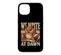 Custodia per iPhone 13 Scriviamo a Dawn Vintage Owl Scrittori E Poeti