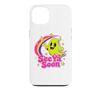 Custodia per iPhone 13 See Ya Soon Moon Cute Spooky Halloween Stars Kawaii