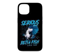 Custodia per iPhone 13 Serio riguardo al custode di pesci d'acquario Betta Fish dal