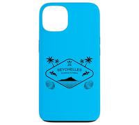 Custodia per iPhone 13 Seychelles Isola Sole e Palme