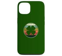 Custodia per iPhone 13 Shamrock Vintage Sun Retro Grunge Stile St Patrizio Giorno
