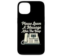 Custodia per iPhone 13 Si prega di lasciare un messaggio dopo il segnale acustico 1980s Retro Answering