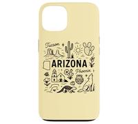 Custodia per iPhone 13 Simboli dello stato dell'Arizona USA, souvenir vintage
