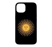 Custodia per iPhone 13 Simbolo di astrologia solare del volto del sole celeste dell'annata