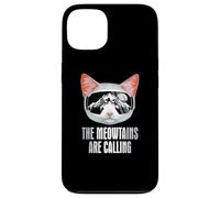 Custodia per iPhone 13 Ski Goggles Skiing Snowboarding The Meowtains Are Calling