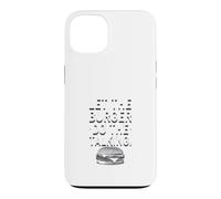 Custodia per iPhone 13 Smash Burger Lover Cheeseburger alla griglia con parte superiore piatta
