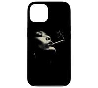 Custodia per iPhone 13 Smoky Jazz Man Minimal Face Portrait Estetica