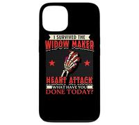 Custodia per iPhone 13 Sono sopravvissuto all"arresto cardiaco di attacco cardiaco di Widow Maker