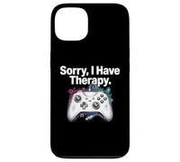 Custodia per iPhone 13 Sorry I Have Therapy Controller per console per videogiochi