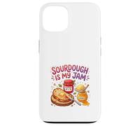 Custodia per iPhone 13 Sourdough Is My Jam Funny Baking for Women Bakers Moms
