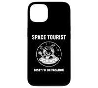 Custodia per iPhone 13 Space Tourist Lost? I'm On Vacation Emblema esploratore cosmico
