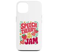 Custodia per iPhone 13 Speech Therapy is My Jam Boho Floral | SLP Speech Therapist