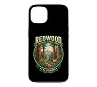 Custodia per iPhone 13 Spilla vintage a forma di alce di Redwood National & State Parks California