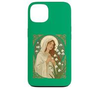 Custodia per iPhone 13 St Brigid Art Nouveau Halo e Bucaneve