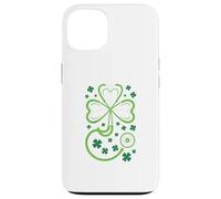 Custodia per iPhone 13 St Patrick's Day Nurse Doctor Stethoscope Shamrock RN MD