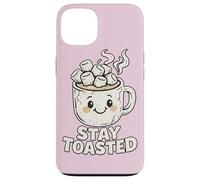 Custodia per iPhone 13 Stay Toasted Cute Hot Chocolate Marshmallow Tazza Cozy W