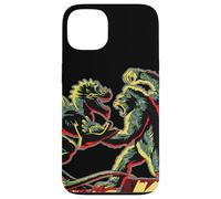 Custodia per iPhone 13 Stencil Mash Geek tra King Kong Skull Island e Gaw MonsterVerse