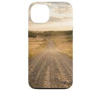 Custodia per iPhone 13 Strada di ghiaia rurale Campagna Scenic Winding Path