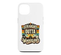 Custodia per iPhone 13 Straight Outta Wonderland Vintage Retro Funny Fantasy Citazione