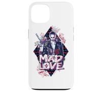 Custodia per iPhone 13 Suicide Squad Harley Quinn & Joker Mad Love