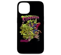 Custodia per iPhone 13 Superman Versus Metallo Blacklight