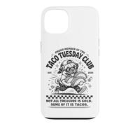 Custodia per iPhone 13 Taco Tuesday Club Divertenti carlini e amanti del cibo