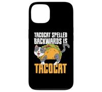 Custodia per iPhone 13 Tacocat Palindrome Taco Cat Lover Messicano Food Linguist