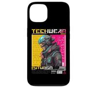 Custodia per iPhone 13 Techwear Futurismo Design Città del Caos