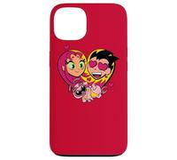 Custodia per iPhone 13 Teen Titans Go! Starfire and Robin