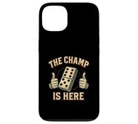 Custodia per iPhone 13 The Champ Is Here Domino King Domino Player Tile Lover