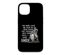 Custodia per iPhone 13 The Devil Saw Me With My Head Down Thought He'D Won Knights