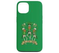 Custodia per iPhone 13 The Lucky Bones Giorno di San Patrizio 2026 Scheletri danzanti