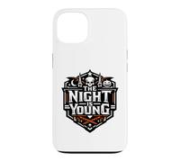 Custodia per iPhone 13 The Night Is Young - Teschio di Halloween spettrale