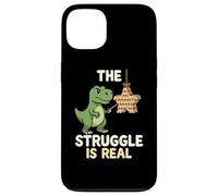 Custodia per iPhone 13 The Struggles Real Dino T-Rex Pignatta Cartoon Animal