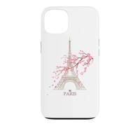 Custodia per iPhone 13 Torre Eiffel di Parigi il segno dell'amore Francia Casa parigina