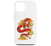 Custodia per iPhone 13 Traditional Zodiac Lucky Red Oriental Chinese Dragon