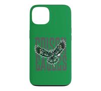 Custodia per iPhone 13 Trinity Love Clothing Co. Tulsa Edison Eagles War Cry grigio