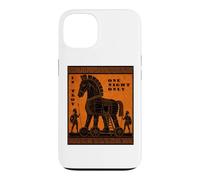 Custodia per iPhone 13 Troy One Night Only Trojan Horse Greco Mitologia Arte