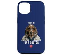Custodia per iPhone 13 Trust I'm A Dogtor Funny Basset Hound Veterinario Chirurgo