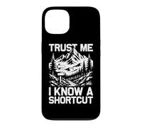 Custodia per iPhone 13 Trust me I know a shortcut alpinista divertente escursionista