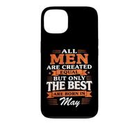 Custodia per iPhone 13 Tutti gli uomini creati uguali The Best Are born in May Birthday
