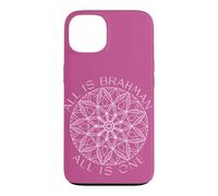 Custodia per iPhone 13 Tutto è Brahman, Tutto è Uno, Yoga Unità Mandala Art