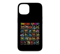 Custodia per iPhone 13 Types of Dinosaurs Alphabet ABC A-Z Dino Lover Kids Boys